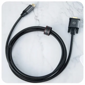 McDodo Kabel przewód Adapter HDMI do VGA 1080p 2m