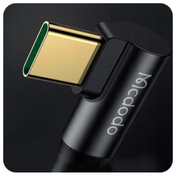 McDodo Kabel przewód kątowy USB-C QC 65W 6A 1,8m