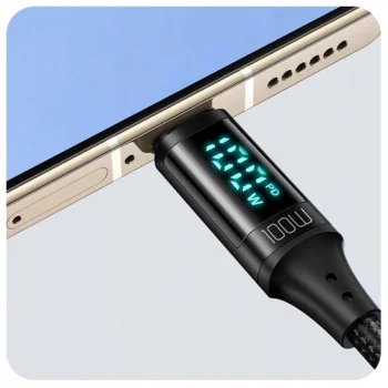 McDodo Kabel przewód USB-C PD QC LED 100W 1,2m
