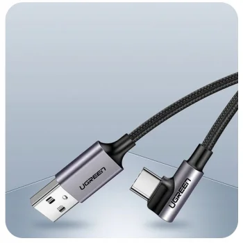 Ugreen Kabel przewód kątowy QC USB USB-C 3A - 2m