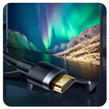 Baseus Kabel przewód HDMI 2.0 4K 60Hz 18 Gb/s 3m
