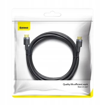 Baseus Kabel przewód HDMI 2.0 4K 60Hz 18 Gb/s 3m