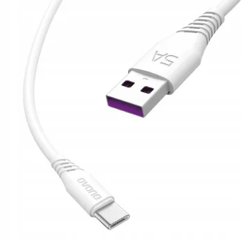DUDAO Kabel USB-C QC Huawei SuperCharge 5A 1m