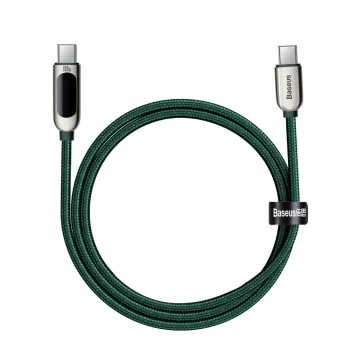Baseus Kabel przewód USB-C PD miernik mocy 100W 5A