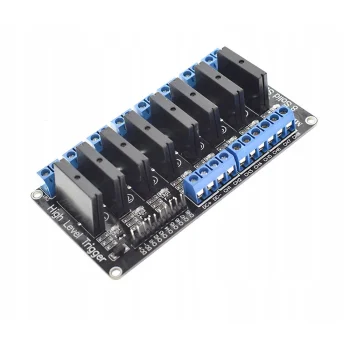 Przekaźnik Półprzewodnikowy SSR 8 kanałowy do mikrokontrolerów Arduino, ESP