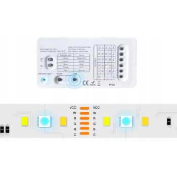 Kontroler LED 5w1 ZigBee RGB+CCT RGBW CCT TUYA