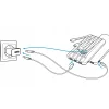 Forever Powerbank USB-C Lightning microUSB 1000mAh