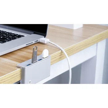 Orico Hub USB 3.0 4x USB + kabel USB-A Klips 5Gbps