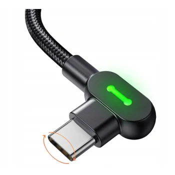McDodo Kabel przewód kątowy LED USB-C PD 2m 60W