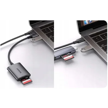Ugreen Adapter Czytnik kart micro SD TF USB-C 3.1