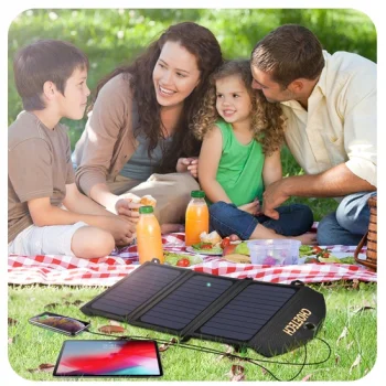 Choetech Ładowarka słoneczna Solarna 2x USB 19W