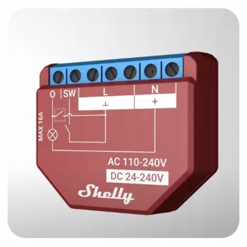Shelly 1PM Sterownik pomiar mocy WiFi Bluetooth