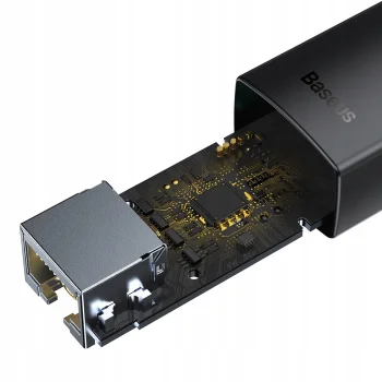 Baseus Adapter przejściówka USB do RJ45 100Mbps