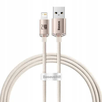 Baseus Kabel przewód USB - Lightning 2m 2,4A