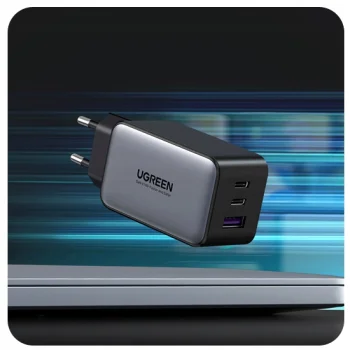 Ugreen Ładowarka sieciowa GaN 2x USB-C USB PD 65W