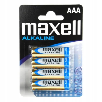 MAXELL Bateria alkaliczna AAA LR03 4 szt