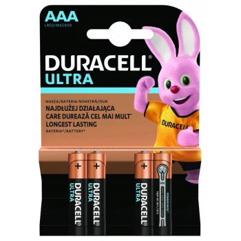 Duracell Bateria alkaliczna LR03 AAA R3 4szt 1,5V