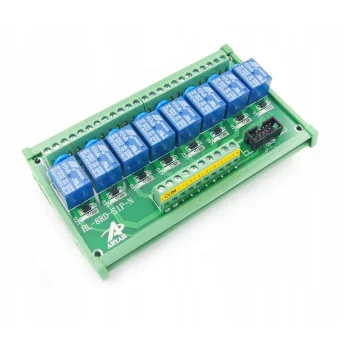 Przekaźnik na szynę DIN 5V Arduino 10A 8 kanałowy