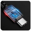 McDodo Kabel przewód Sprężynowy USB-C PD LED 1,8m