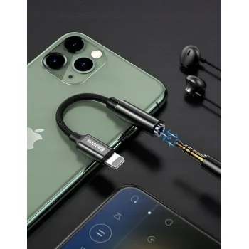 Adapter audio iPhone Lightning do mini jack 3,5mm