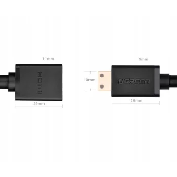 Adapter Ugreen mini HDMI do HDM 20137 czarny