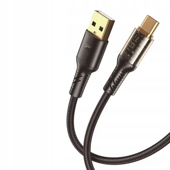 XO CLEAR Szybki Kabel przewód USB - USB-C 2,4A 1m