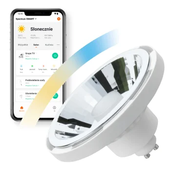 Żarówka WiFi - AR111 ES111 GU10 - Ściemniana TUYA