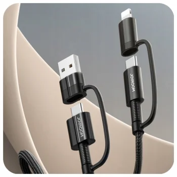 Joyroom Kabel przewód 4w1 USB C Lightning 60W 1,8m