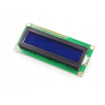 Wyświetlacz LCD1602 2x16 Niebieski do mikrokontrolerów Arduino, ESP32