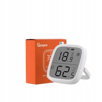 Sonoff Czujnik temperatury wilgotności LCD Zigbee