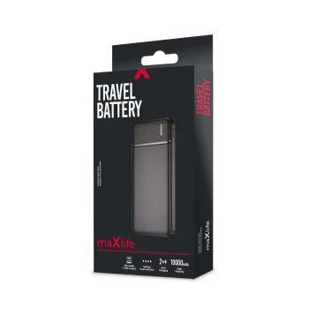 Maxlife Powerbank Bateria 2x USB 10000mAh 2,4A