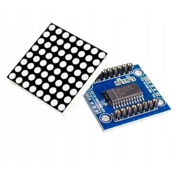 Moduł Matryca LED 8x8 MAX7219 do projektów z Arduino AVR ESP Raspberry IoT