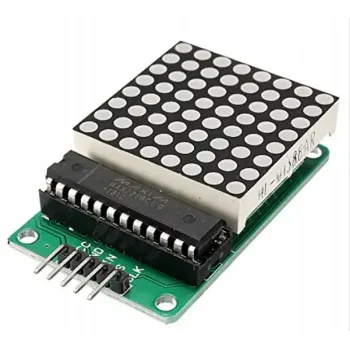 Moduł Matryca LED 8x8 MAX7219 do projektów z Arduino AVR ESP Raspberry IoT