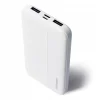 Wozinsky Mały PowerBank 10000 mAh 2 Porty USB 2A - Biały LED