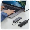 Szybki HUB Adapter USB 3.0 Rozdzielacz na 4 porty USB - 25cm Czarny 5Gbps