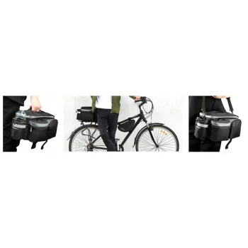 WOZINSKY Pojemna torb sakwa rowerowa na bagażnik rowerowy