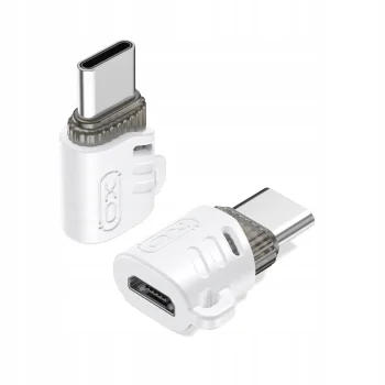 XO adapter przejściówka microUSB do USB-C Typ C - Biały