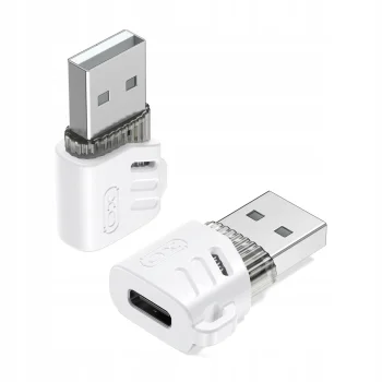 XO adapter przejściówka Typ C USB-C -USB do USB - Biały