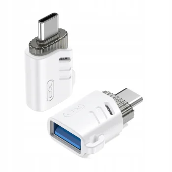 XO adapter przejściówka USB do USB-C Type C 3.0 OTG - Biały