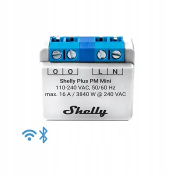 MINI Sterownik Shelly Plus PM - Moduł licznik pomiar prądu 16A