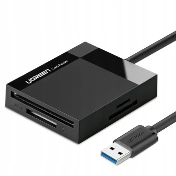 Przenośny Czytnik kart pamięci 4w1 USB 3.0 do 5Gbps SD micro SD CF MS 50cm