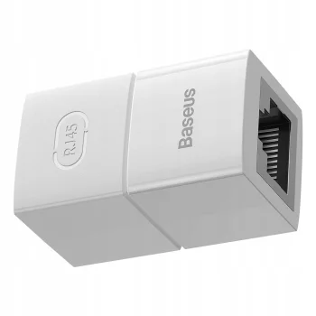 BASEUS Złączka Łącznik kabli RJ45 Ethernet LAN beczka - 10 sztuk - 1Gbps