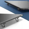 Baseus Samoprzylepne Metalowe Stopki Nóżki podstawki do laptopa - srebrne