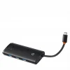 Szybki Multi HUB 6w1 USB-C 2x USB 3.0 + HDMI i Czytnik Kart SD/TF do 5Gb/s