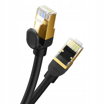 Długi i Szybki Kabel Sieciowy Internetowy - Cat 8 - 40Gpbs - RJ45 - 5m