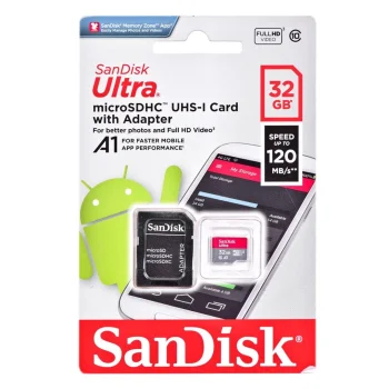 SanDisk karta pamięci micro SD SDHC 32GB 120 MB/s