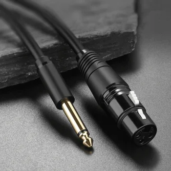 UGREEN Kabel Audio 5m XLR Żeński do Duży Jack 6,35mm Do mikrofonu głośników