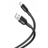 XO- 1m Kabel USB-C Typ-C do ładowarki i przesyłania danych 2,1A - Czarny