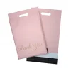 50 x Foliopaki Kurierskie z Rączką 310x420 i Podziękowaniem Than You Różowy