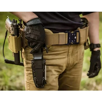 Pas Taktyczny Militarny z Saszetką Torbą Biodrówką Klamra QUICK Relase 24kN